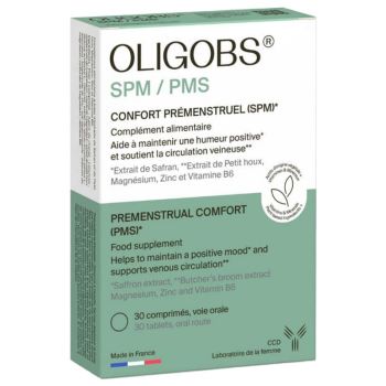 Oligobs SPM/PMS confort prémenstruel CCD - boîte de 30 comprimés