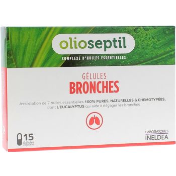 Olioseptil Bronches - boite de 15 gélules