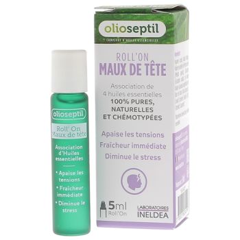 Olioseptil Roll-on maux de tête - roll-on de 5ml