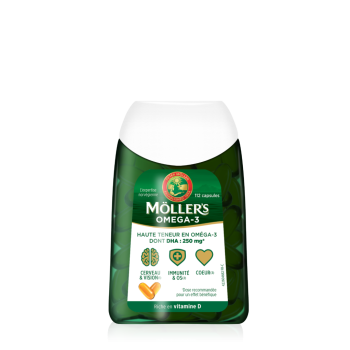 Omega-3 Möller's - boite de 112 capsules