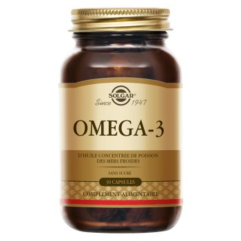 Oméga 3 Solgar - pot de 30 capsules