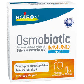 Osmobiotic Immuno adulte Boiron - boîte de 30 sticks orodispersibles