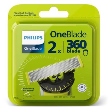 Lames de rechange One Blade QP420/50 Philips - 2 lames