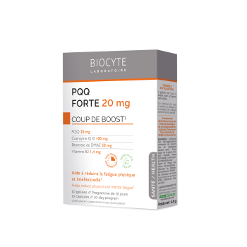 PQQ Forte Biocyte - boîte de 10 gélules