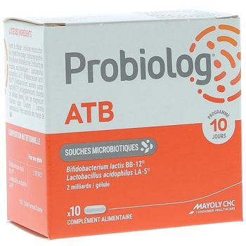 Probiolog ATB Mayoly Spindler - boîte de 10 gélules