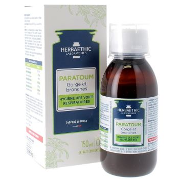 Paratoum Gorge et Bronches Herbaethic - flacon de 150 ml