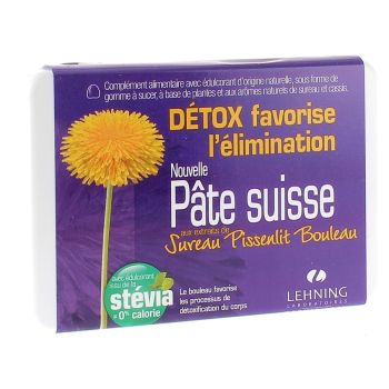 Pâte Suisse Detox Lehning - 40 gommes