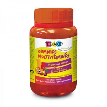 Pediakid Gummies multivitaminés - pot de 60 oursons