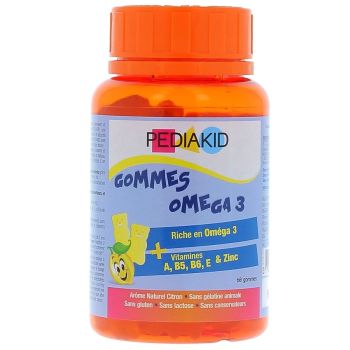 Pediakid gommes omega 3 Ineldea - boite de 60 gommes