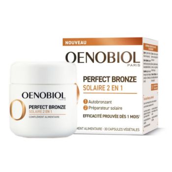 Perfect bronze solaire 2en1 Oenobiol - boite de 30 capsules