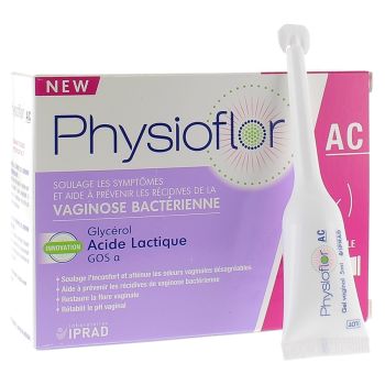 Physioflor AC vaginose bactérienne Iprad santé - boite de 8 unidoses