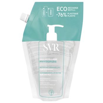 Physiopure Eau micellaire SVR - éco-recharge de 400 ml