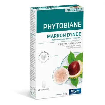 Phytobiane Marron d’Inde Confort circulatoire Pileje - boite de 30 comprimés