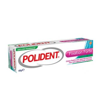 Polident fixation forte crème fixative pour appareils dentaires - tube de 40 g