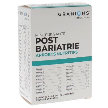 Post-Bariatrie Granions - boîte de 90 comprimés