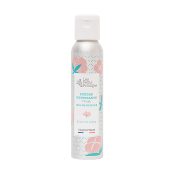 Poudre nettoyante visage fleur de coton Les Petits Prödiges - flacon de 25 g