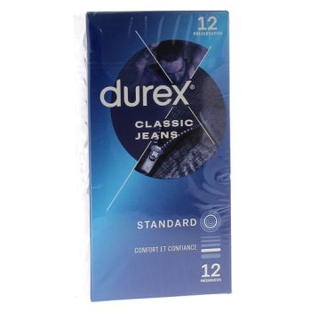 Préservatifs Classic Jeans Durex - boîte de 12 préservatifs