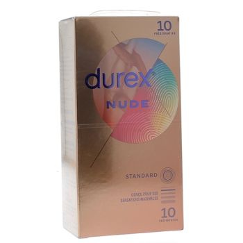 Préservatifs Nude Durex - boîte de 10 préservatifs