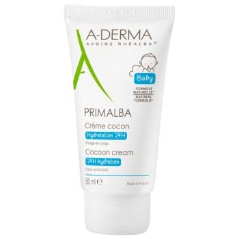 Primalba crème cocon hydratation 24h A-Derma - tube de 50 ml