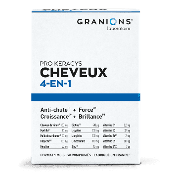 Pro Keracys cheveux 4en1 Granions - boite de 90 comprimés