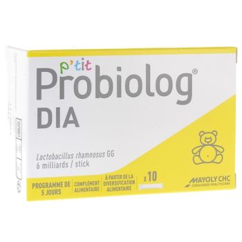 P'tit Probiolog Dia Mayoly Spindler - boîte de 10 sticks