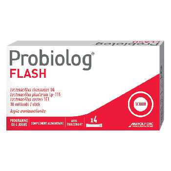 Probiolog Flash Mayoly Spindler - boîte de 4 sticks orodispersibles