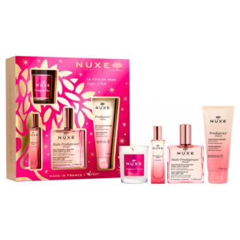 Prodigieux Floral Coffret La Fête en Rose Nuxe - coffret contenant 4 produits