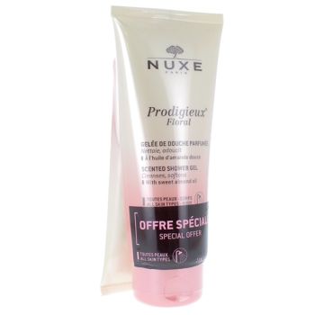 Prodigieux Floral Gelée de douche délicate Nuxe - lot de 2 tubes de 200 ml