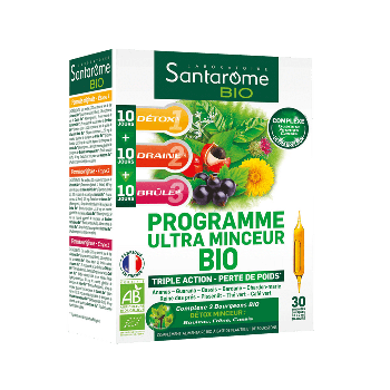 Programme ultra minceur Bio Santarome - Boite de 30 ampoules