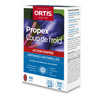 Propex comprimés coup de froid Ortis - 45 comprimés