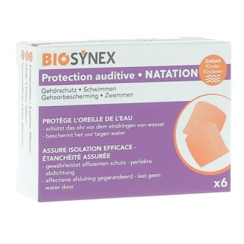 Protection auditive natation enfant Biosynex - boîte de 3 paires