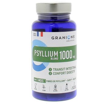 Psyllium blond 1000mg Granions - boîte de 60 gélules