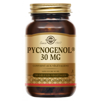 Pycnogenol 30 mg Solgar - pot de 30 gélules