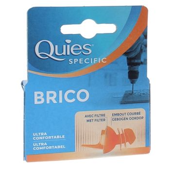 Protection auditive Brico Quies - boîte d'un paire réutilisable