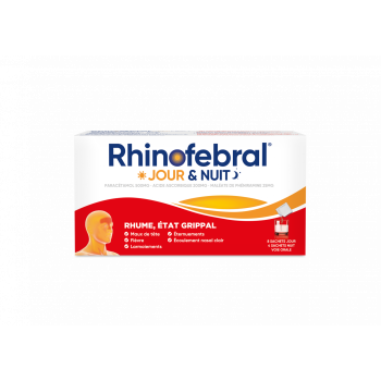 Rhinofebral jour et nuit - boîte de 12 sachets