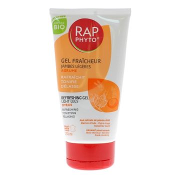 Rap phyto gel tonic jambes légères parfum agrumes - tube de 150 ml