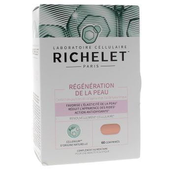 Régénération de la peau Richelet - boîte de 60 comprimés