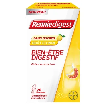 Renniedigest bien-être digestif Rennie - boite de 20 sachets