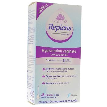 Gel Vaginal Replens - boite de 8 doses