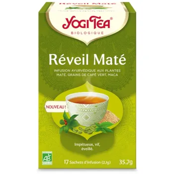 Réveil Maté Bio Yogi Tea - boite de 17 sachets