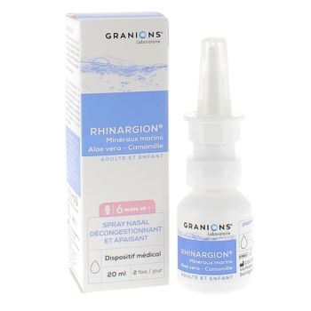 Rhinargion Spray nasal décongestionnant et apaisant Granions - spray de 20ml