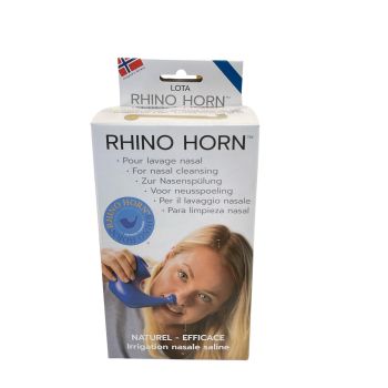 Rhino horn bleu pour lavage de nez - 1 dispositif bleu