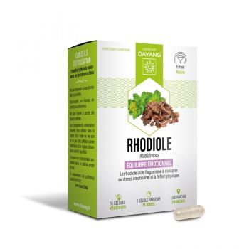 Rhodiola stress émotionnel Dayang - boîte de 15 gélules