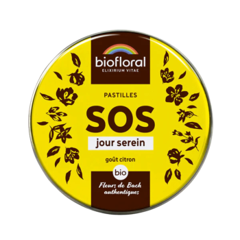 SOS jour serein goût citron Biofloral - boite de 165 pastilles