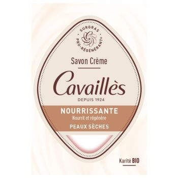 Savon crème nourrissante peaux sèches Rogé Cavaillès - savon de 100g