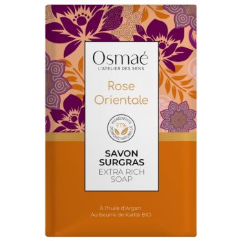 Savon surgras Rose Orientale Osmaé - pain de 200 g