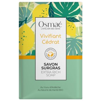 Savon surgras Vivifiant Cédrat Osmaé - pain de 200 g