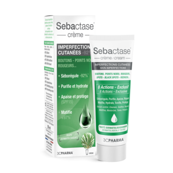 Sebactase crème imperfections cutanées 3C Pharma - tube de 50 ml