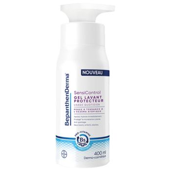 SensiControl Gel lavant protecteur Bepanthen Derma - flacon-pompe de 400 ml