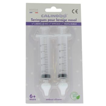 Seringues pour lavage nasal Calindoo - 2 seringues